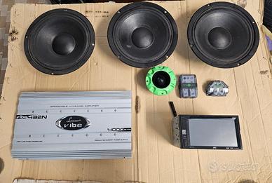 IMPIANTO AUDIO COMPLETO 2000 WATT RMS
2000 watt
