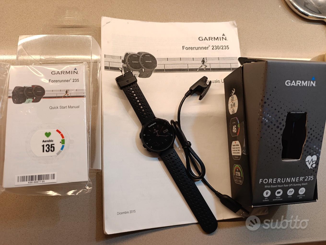 smartwatch Garmin Forerunner 235 cardio Sports In vendita a Padova