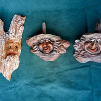 Tradizionale Hand Carved Folk di montagna