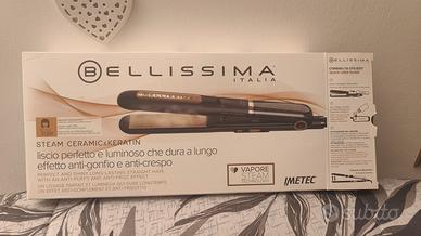 Piastra capelli Imetec steam ceramic e Keratin 