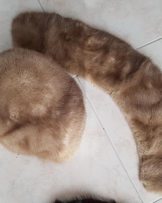 Cappello e collo di pelliccia