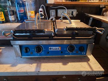 Piastra in ghisa professionale