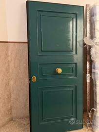 Porta blindata interno, serratura cilindro europeo