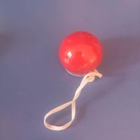 Naso da clown rosso con luce LED
