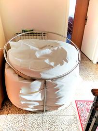 Pouf per studio fotografico newborn + supporto