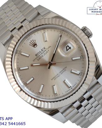 ROLEX Datejust II 126334 Soleil silver Chromalight