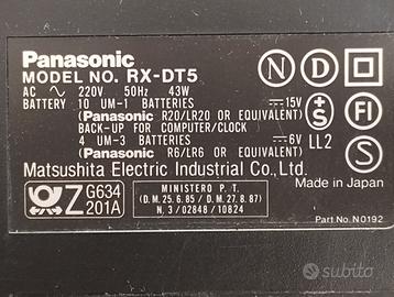 panasonic RX-DT5 il boombox