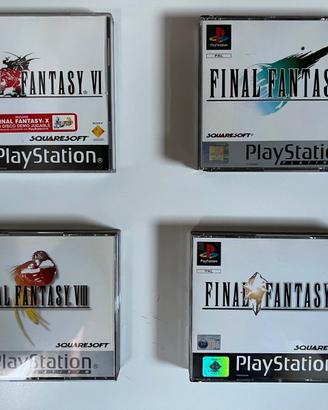 SET Final Fantasy 6 7 8 9 Completi PlayStation 1