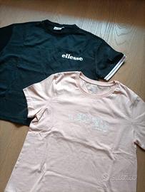 Set T-shirt XS donna crop in cotone Levis Ellesse