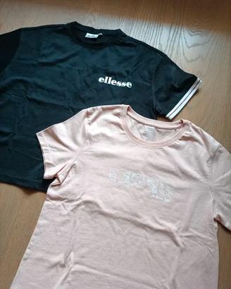 Set T-shirt XS donna crop in cotone Levis Ellesse