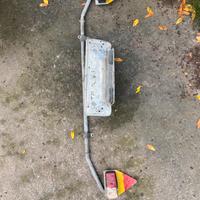 Portatarga rimorchio con fanaleria