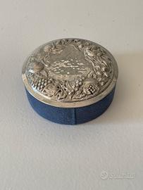 Scatola Portagioie Vintage in Argento 800