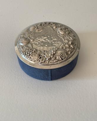 Scatola Portagioie Vintage in Argento 800
