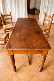 Tavolo Fratino in legno massello – 196,5 x 70 cm