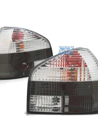 FANALI AUDI A3 8L 96-00 HATCHBACK BIANCO AFFUMICAT