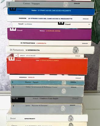 19 libri edizioni Einaudi