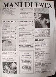 RIVISTE VINTAGE “MANI DI FATA", COLLEZIONE 1957-85