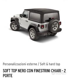 Soft top Mopar Jeep Wrangler JL 2 porte