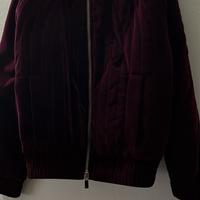 Blouson Just Cavalli in velluto color Vino