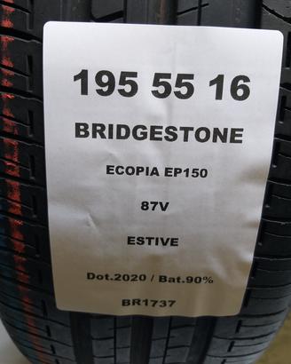 2 GOMME 195 55 16 BRIDGESTONE BR1737