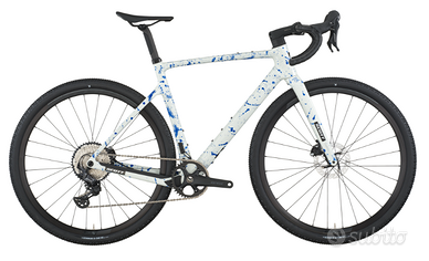 SCOTT ADDICT GRAVEL 30 white/splatter blu