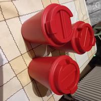 tris bicchieri termici