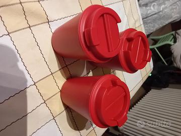 tris bicchieri termici