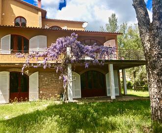 Ampia porzione di villa con giardino edificabile