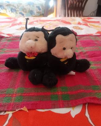 Coppia Peluche Api Vintage Anni 90 To.Bia's Giochi