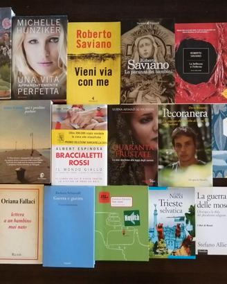 Lotto 18 libri SAVIANO TERZANI DANDINI FALLACI...