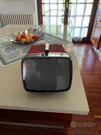 Brionvega Algol 11 rosso anni '70 originale