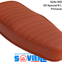 Sella NISA WAVE Marrone Vespa 50 Special R L N 12