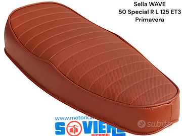 Sella NISA WAVE Marrone Vespa 50 Special R L N 12