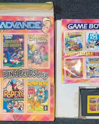 Rara Multicartuccia 8in1 (GBA) - COMPLETA
