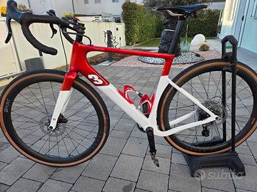 Gravel 3T Racemax Ekar 13v Ruote Hunt 40 mm Carbon