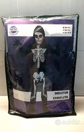 Costume da scheletro Halloween 5/6 anni