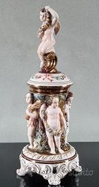 Vaso ornamentale o Pot-Pourri con coperchio