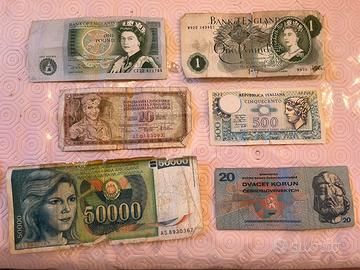 COLLEZIONE 16 BANCONOTE ESTERE