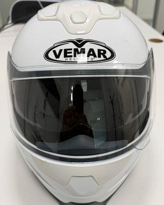 Casco modulare vemar bianco