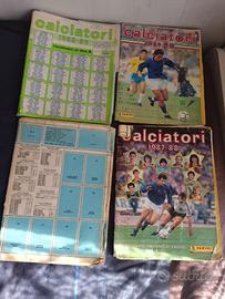 4 ALBUM PANINI CALCIATORI 85 87  88 89