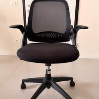 Sedia da ufficio ergonomica Hbada J1 – Nera