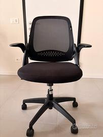 Sedia da ufficio ergonomica Hbada J1 – Nera