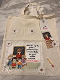 Borsa tela insegnante