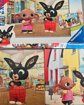 Puzzle Bing 12 pezzi - 2 puzzle completi