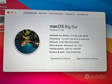 MacBook Pro (Retina, 13-inch, Late 2013)