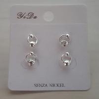 Orecchini argento 925 pallina campanella bluebell