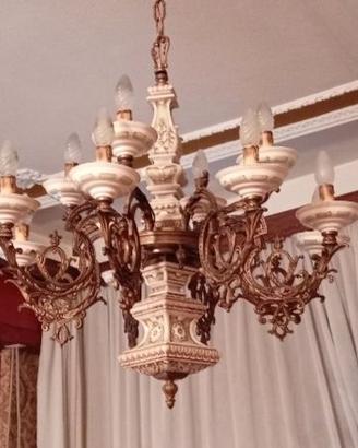 Lampadario in Limoges  12 luci