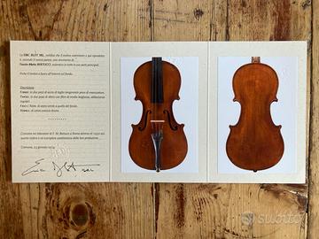 Violino antico Bertucci Roma 1930 certificato BLOT