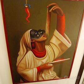 Quadro dipinto su tela di Antonio Sciacca