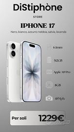 IPHONE 17 512GB - PREORDINE